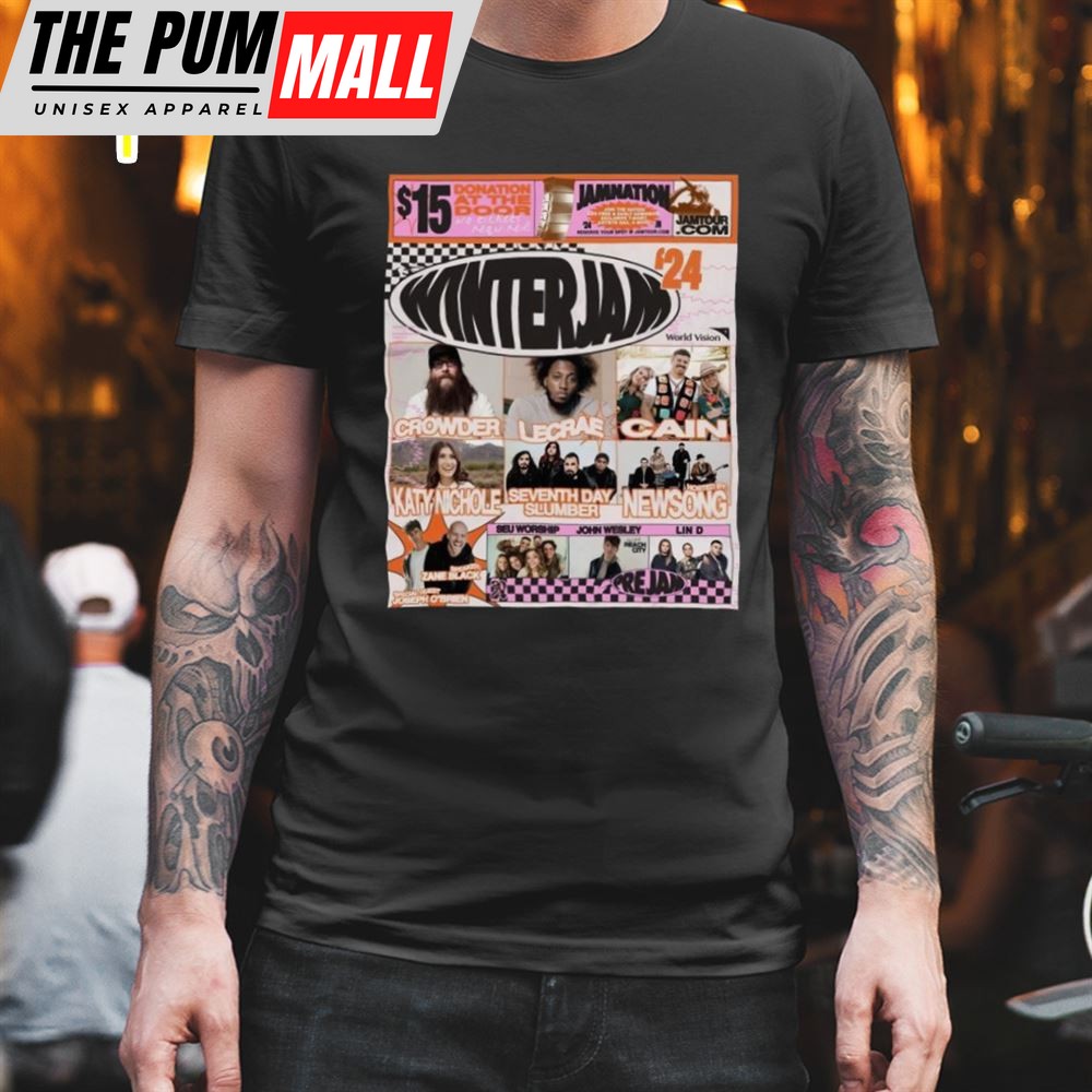 Winter Jam 2025 Lineup Music Tour shirts