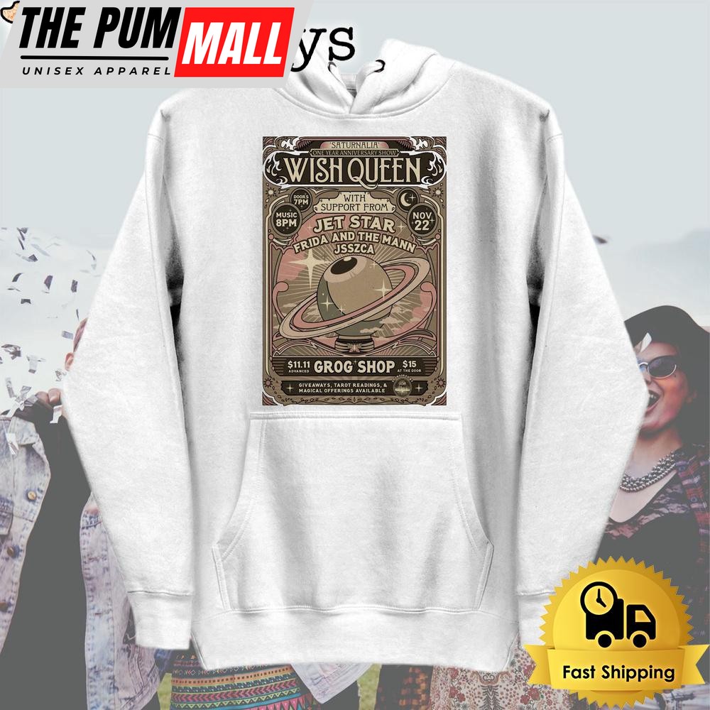 wish-queen-tour-nov-22-2024-grog-in-cleveland-oh-t-shirt-9ltjnv4v Wish Queen Tour Nov 22 2024 Grog In Cleveland OH T Shirt