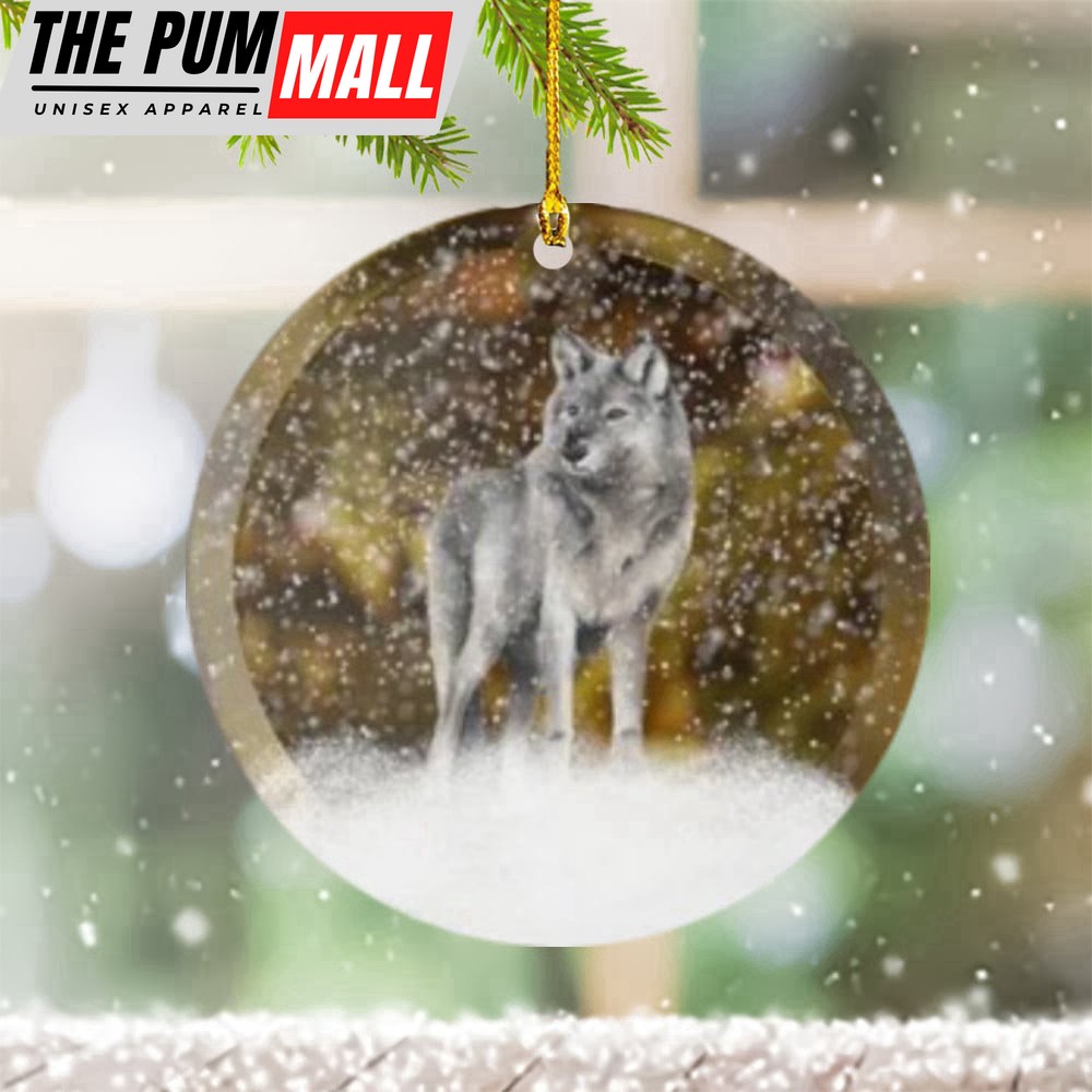 Wolf Christmas Ornament Wolf Christmas Ornaments Xmas Tree Decorations Limited Edition