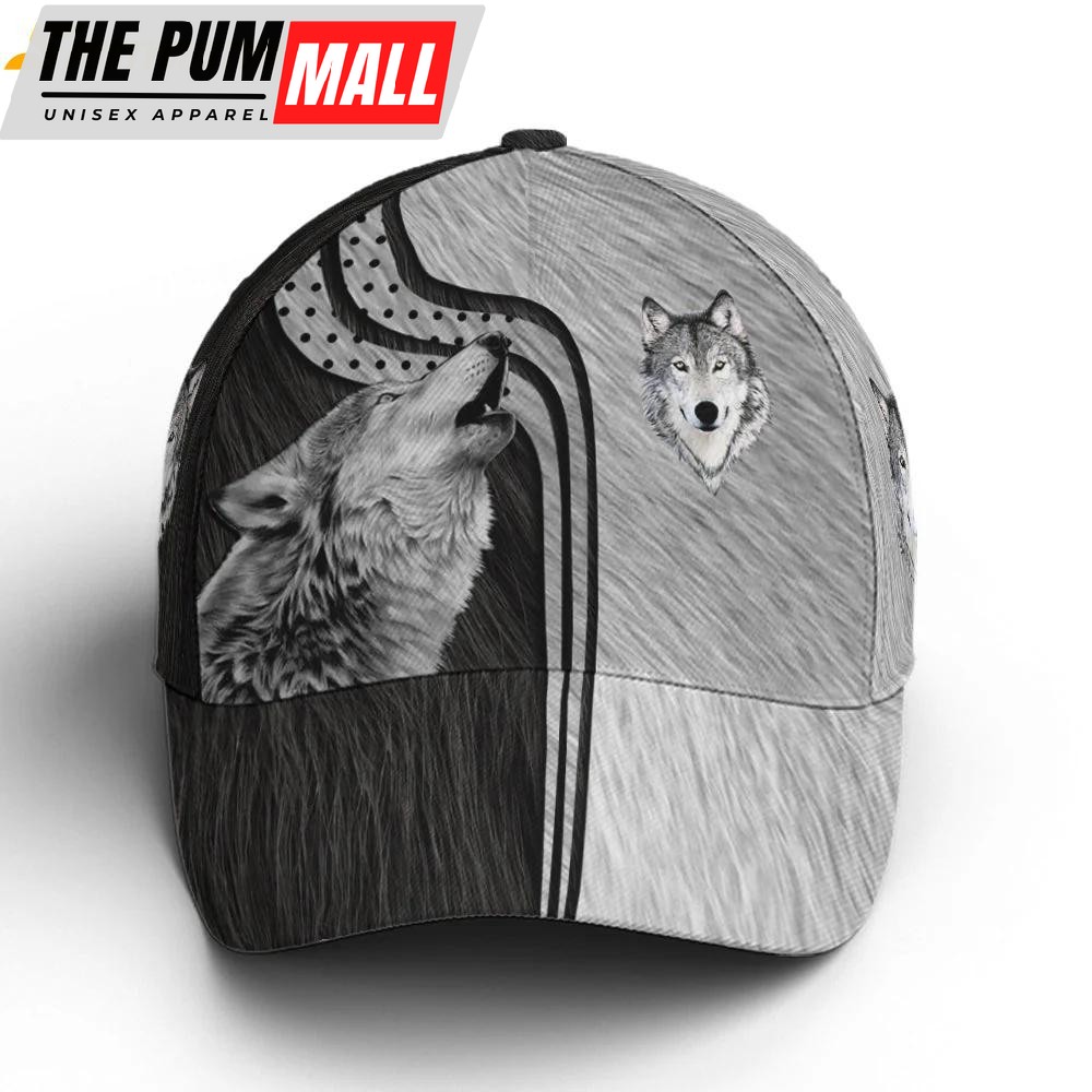 Wolf Skin Pattern Classic Baseball Cap