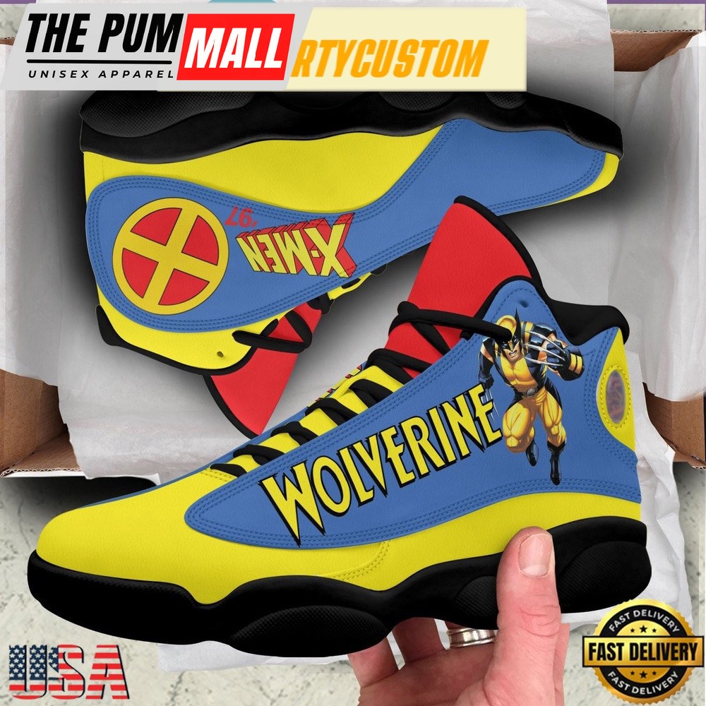 wolverine-x-men-97-fan-air-jordan-13-shoes-running-sneakers-for-womens-f25stn6q Wolverine X-Men ’97 Fan Air Jordan 13 Shoes Running Sneakers For Womens