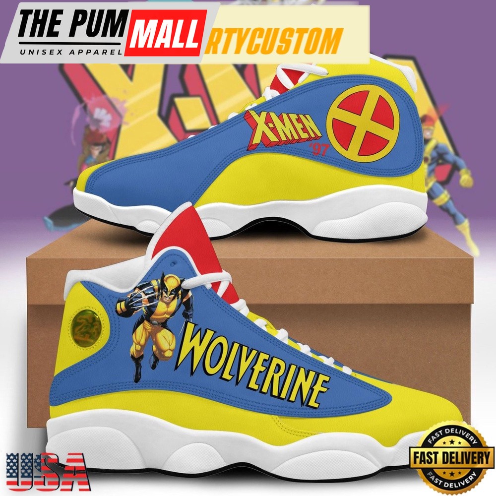wolverine-x-men-97-fan-air-jordan-13-shoes-running-sneakers-for-womens-f25stn6q Wolverine X-Men ’97 Fan Air Jordan 13 Shoes Running Sneakers For Womens