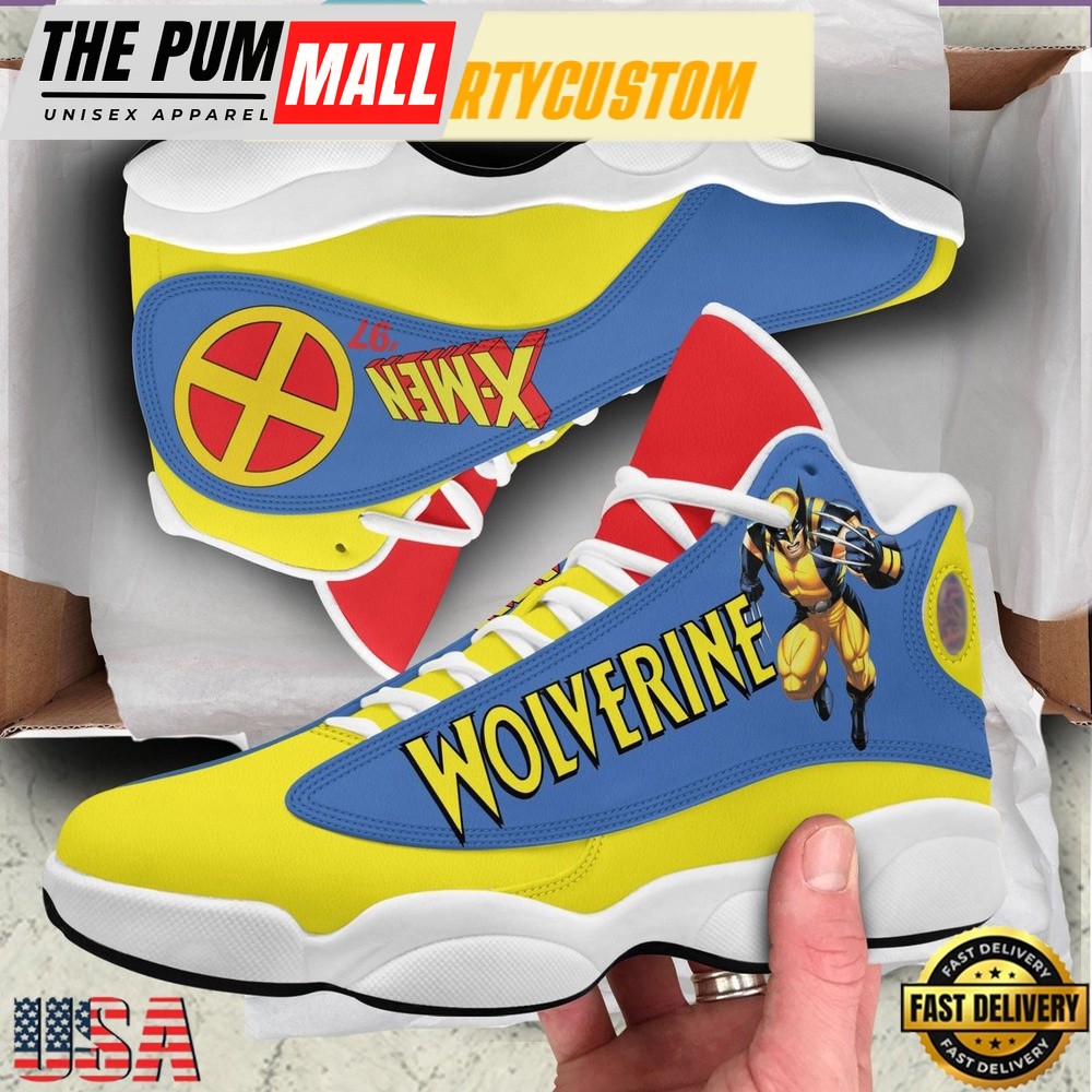 wolverine-x-men-97-fan-air-jordan-13-shoes-running-sneakers-for-womens-f25stn6q Wolverine X-Men ’97 Fan Air Jordan 13 Shoes Running Sneakers For Womens