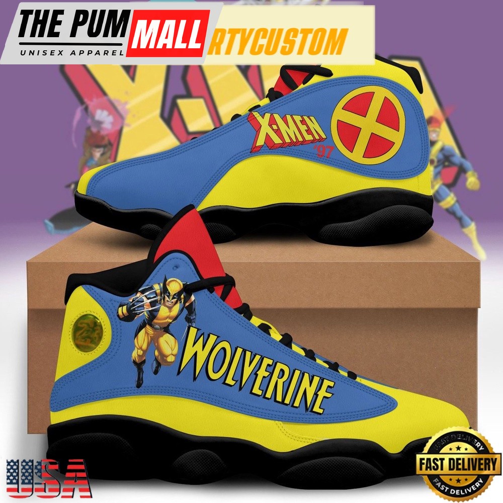 Wolverine X-Men ’97 Fan Air Jd 13 Shoes Running Sneakers For Womens