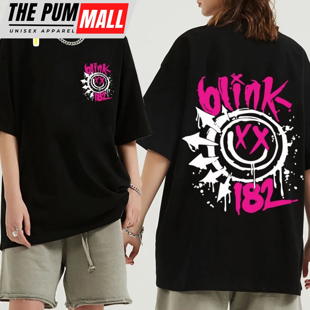 World Tour 2024 Blink 182 T-Shirts Fashion Harajuku O-Neck Short Sleeve Man Woman Shirt
