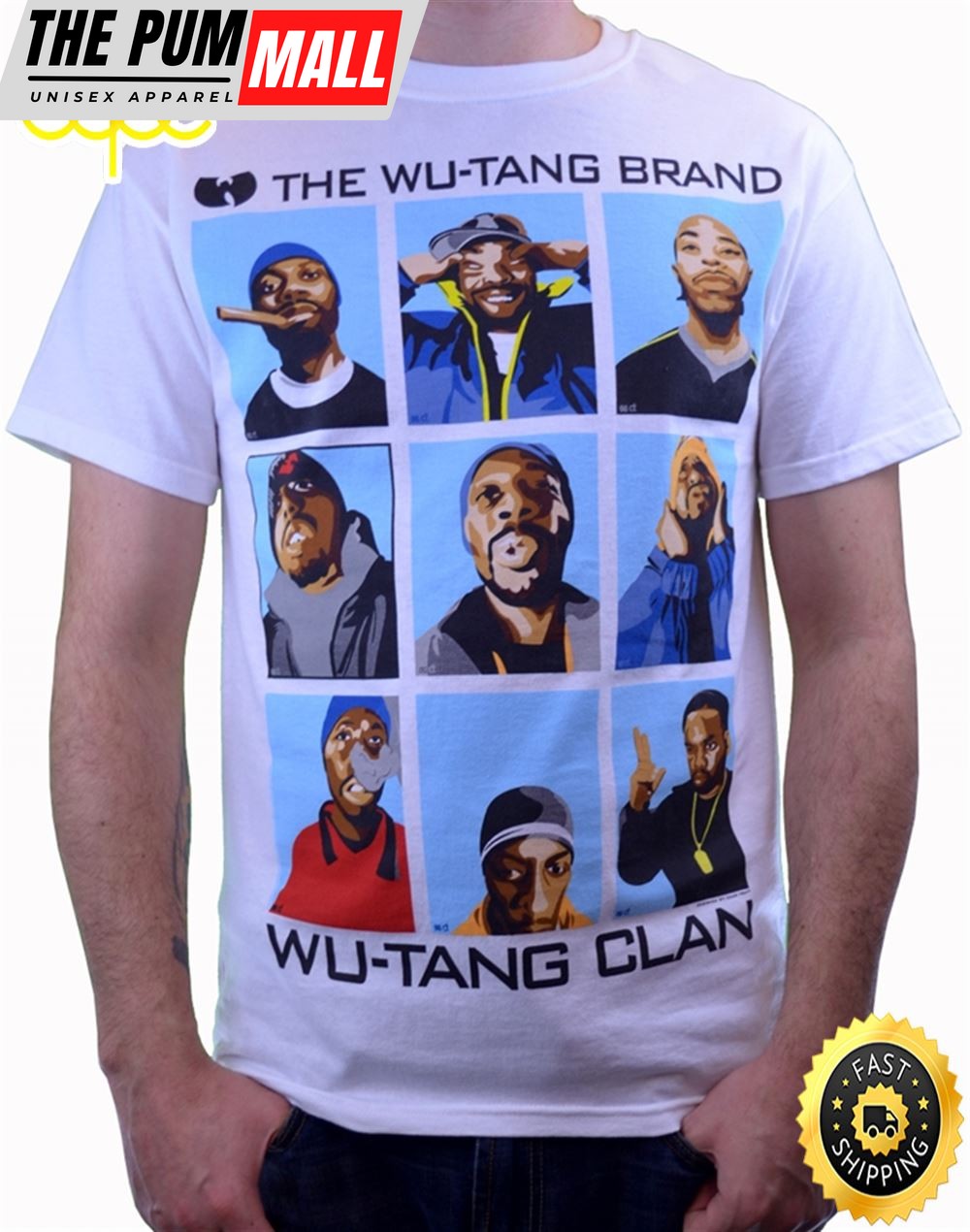 Wu Brand Tee Wu-Tang Clan Hip Hop T-Shirts