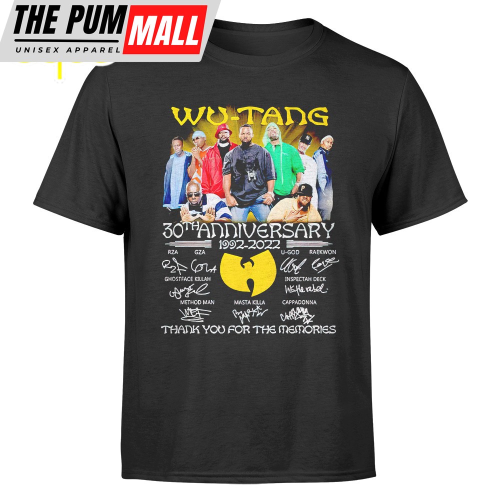 Wu-tang 30th Anniversary 1992-2025 T-shirt