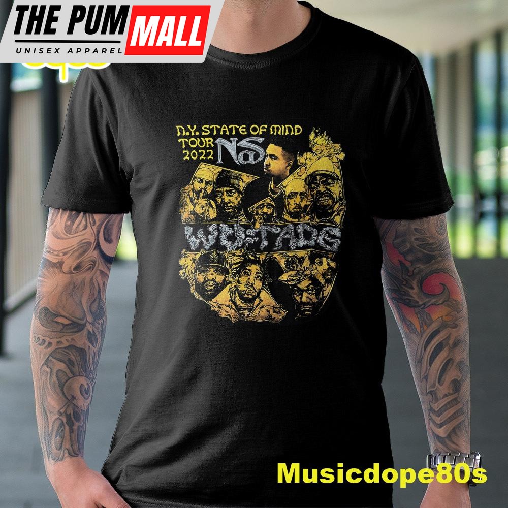 Wu-tang And Nas N.Y State Of Mind Tour 2025 Member Unisex T-shirt