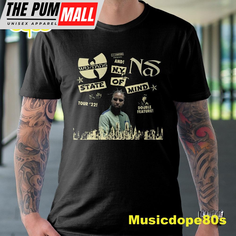 Wu-tang And Nas N.Y State Of Mind Tour 2025 Youngdirty T-shirt