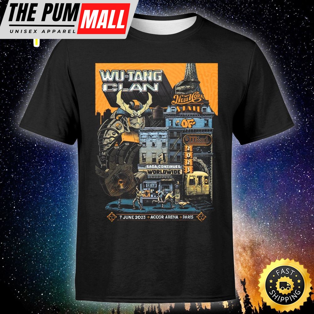 Wu-tang Clan Accor Arena Tonight Tour 2025 Unisex T-shirt