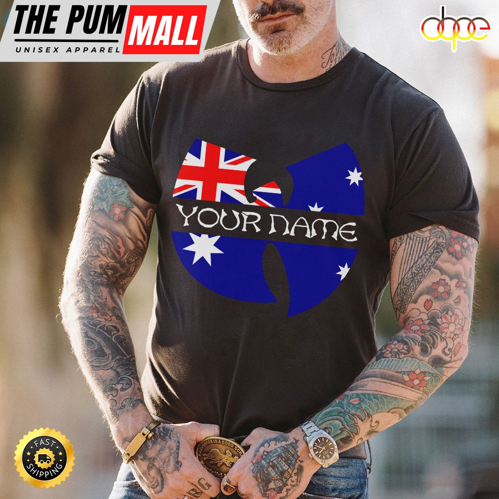 Wu-tang Clan Custom Name Logo Australia Unisex T-shirt