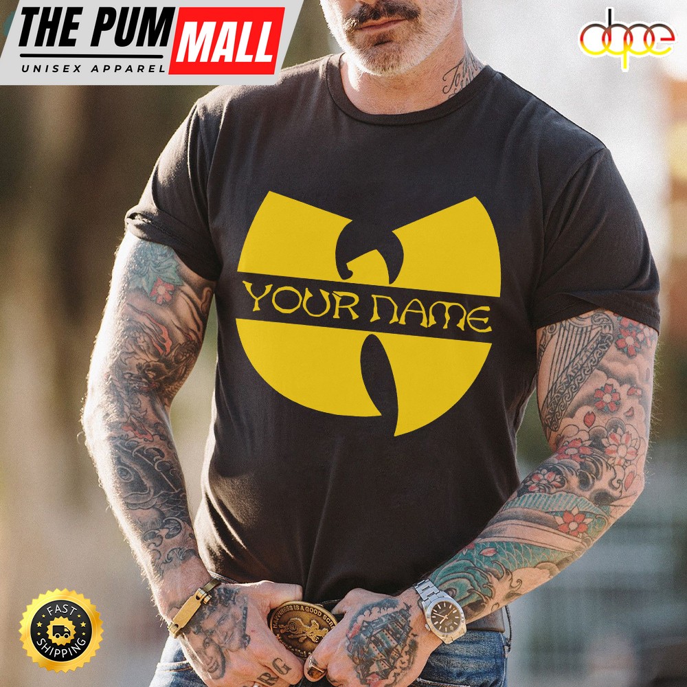 Wu-tang Clan Custom Name Logo Black Unisex Basic T-shirt