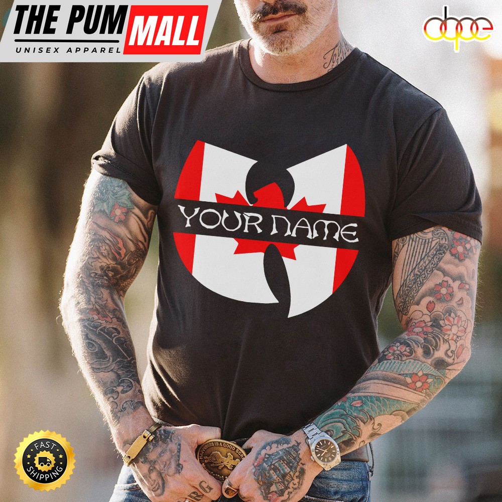 Wu-tang Clan Custom Name Logo CANADA Unisex T-shirt