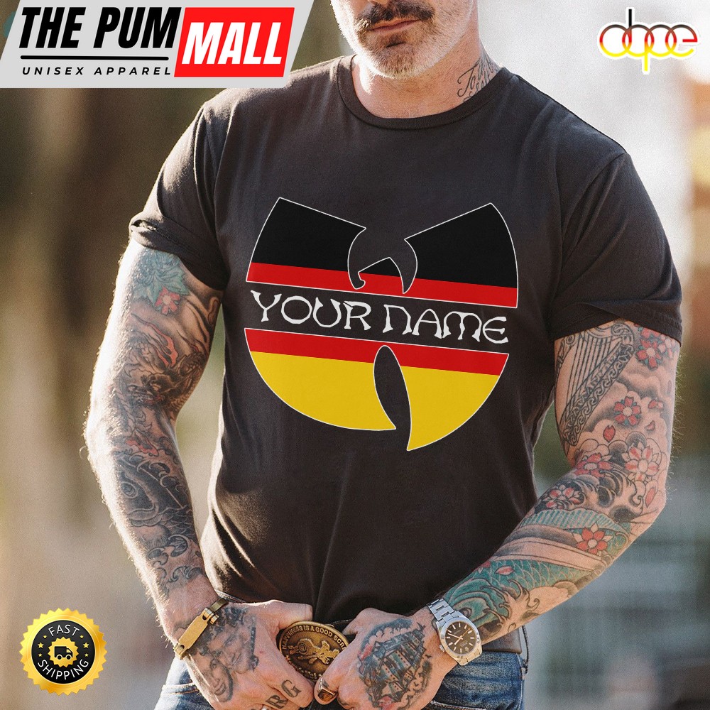 Wu-tang Clan Custom Name Logo Germany Unisex T-shirt