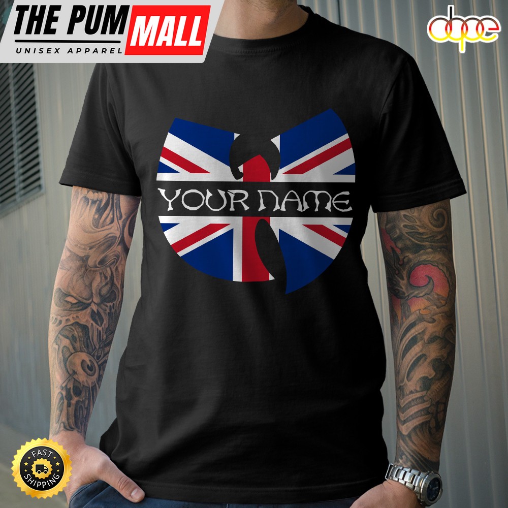 Wu-tang Clan Custom Name Logo United Kingdom Unisex T-shirt