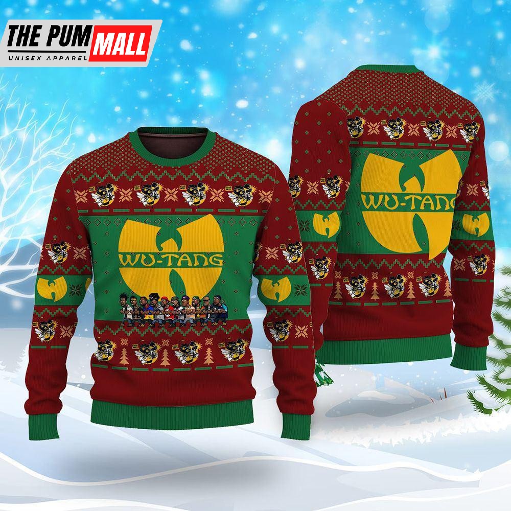 Wu-Tang Clan Knitted Christmas Sweater Gift For Christmas