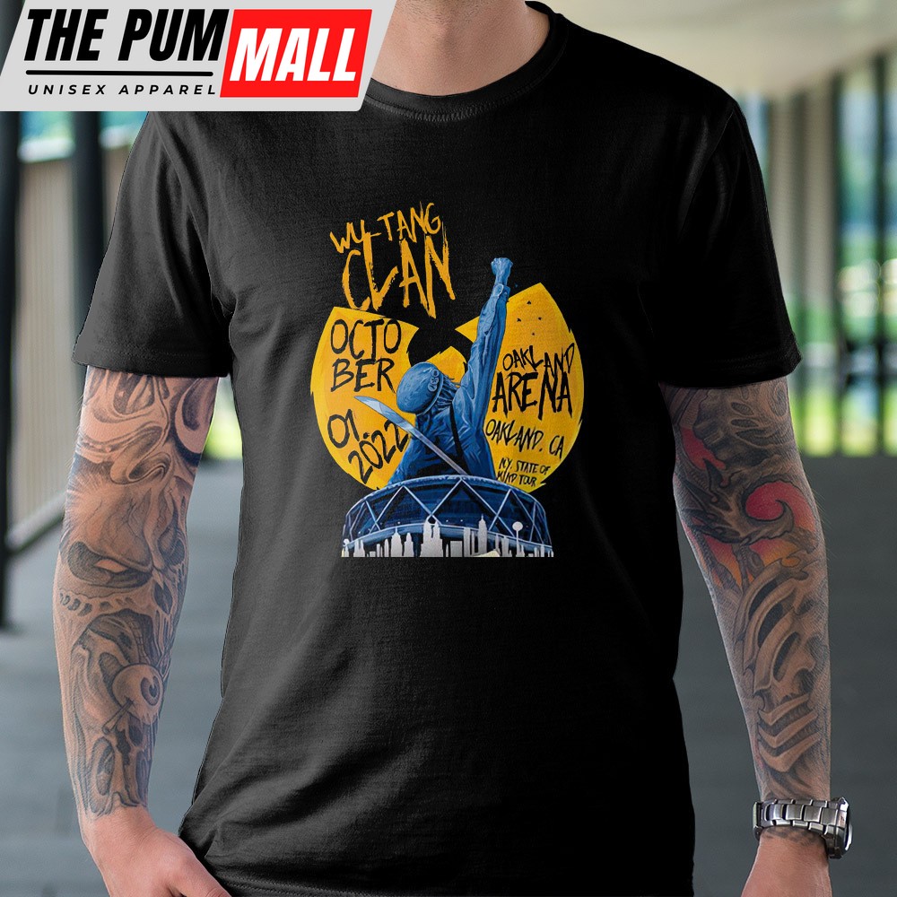 Wu-tang Clan New York State Of Mind Tour 2025 Oakland Arena T-shirt