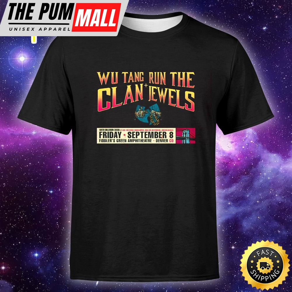 Wu-Tang Clan & Run The Jewels Tickets In Greenwood Village At Fiddlers Green Amphitheatre On Fri, Sep 8, 2025 Unisex T-Shirt
