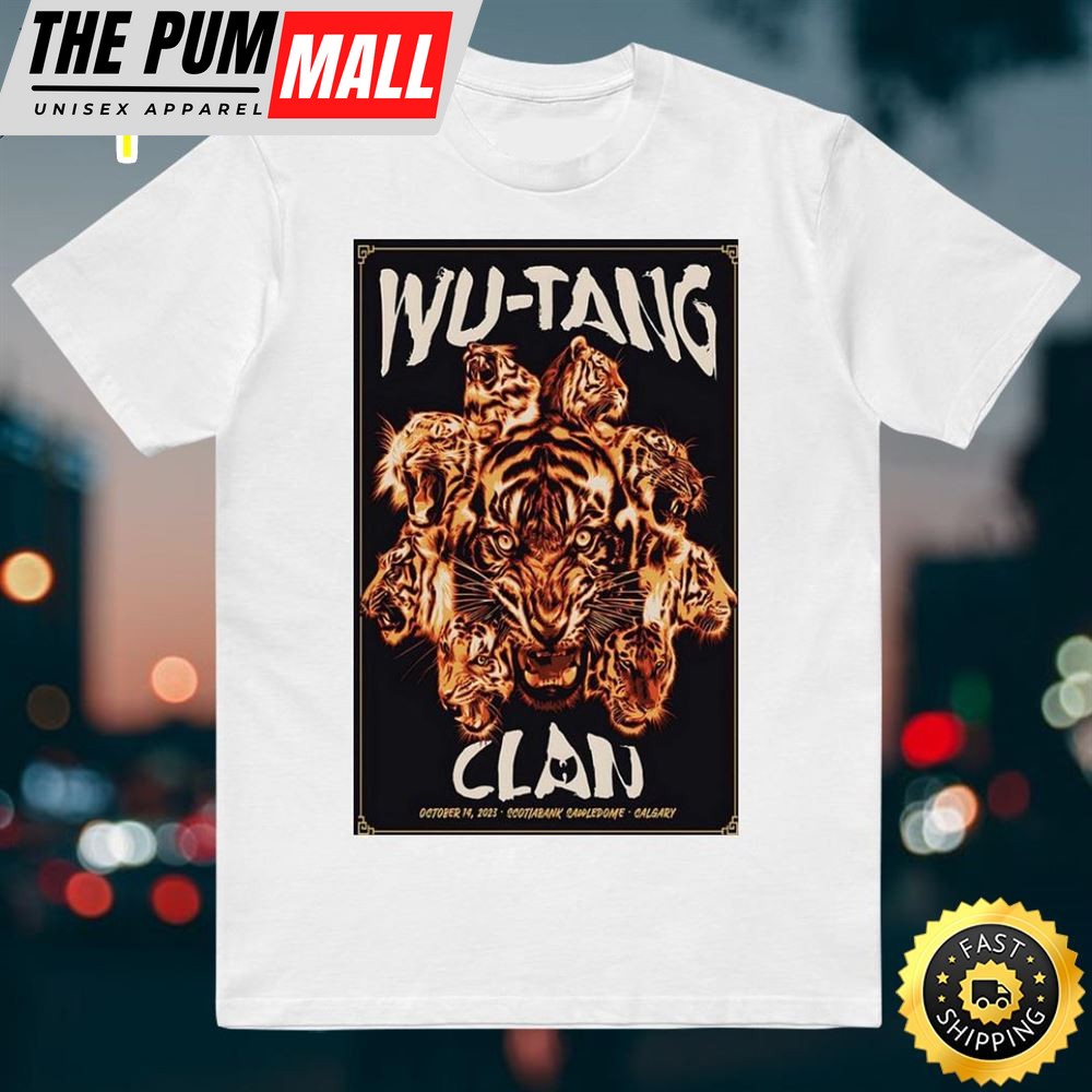 Wu-Tang Clan Scotiabank Saddledome Calgary Oct 14 2025 Shirt