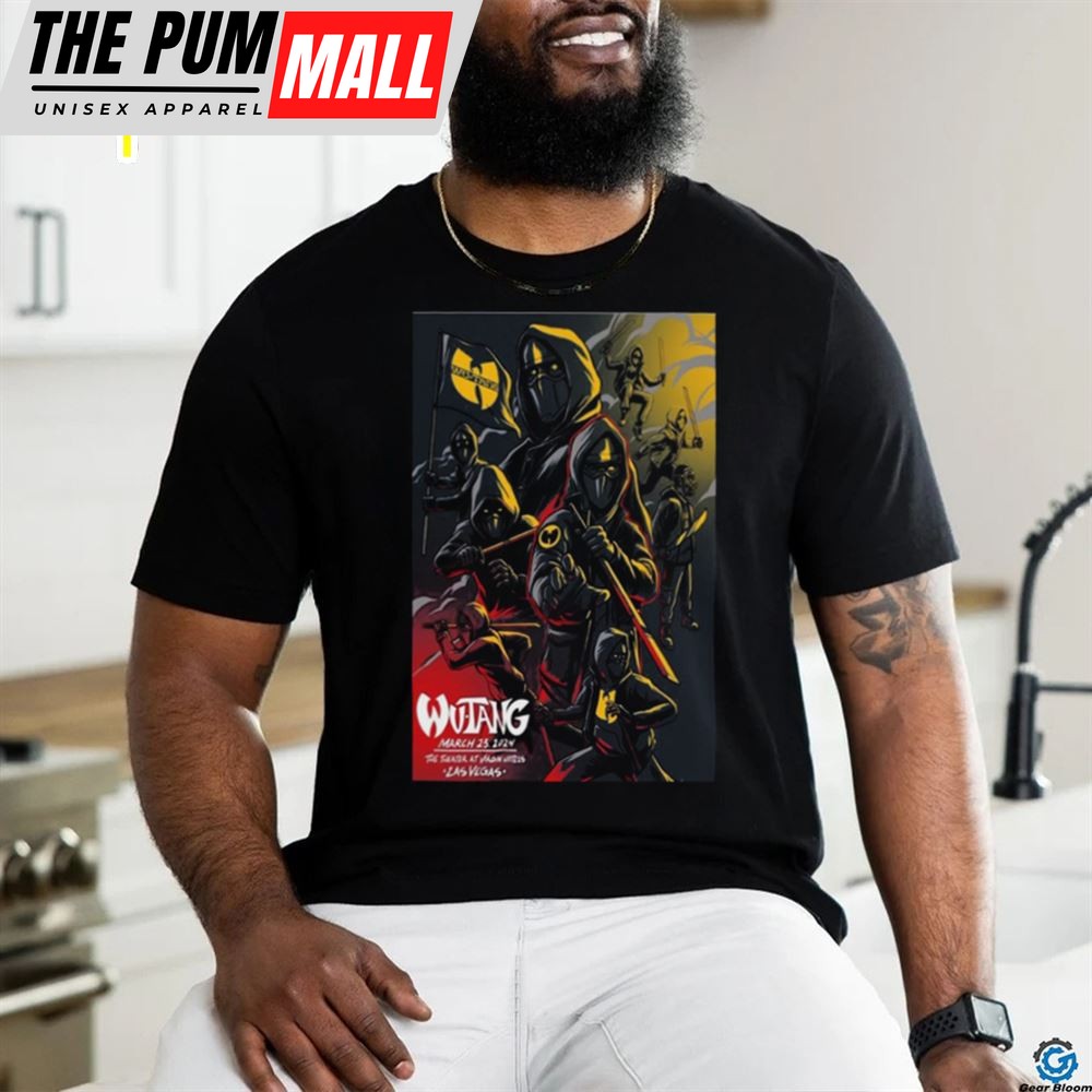 Wu Tang Clan Show Poster Las Vegas, Nv March 23 2025 Shirt