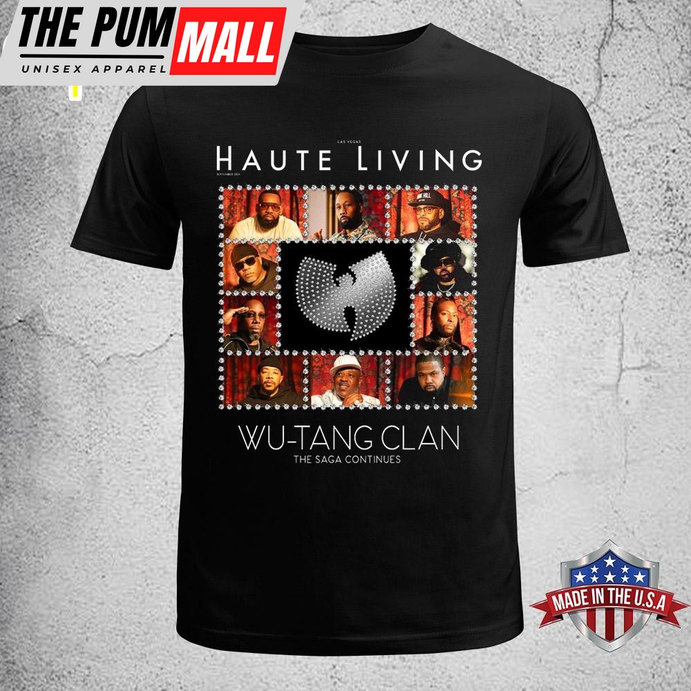 Wu-Tang Clan The Saga Continues Haute Living Unisex T-Shirt