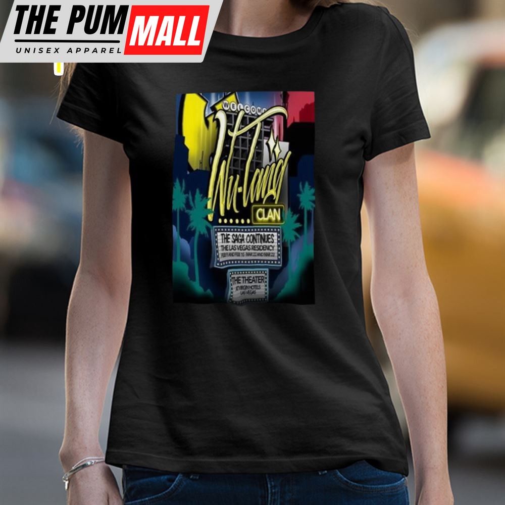 Wu Tang Clan The Theater at Virgin Hotels Las Vegas NV March 22 & 23 2025 t-shirt