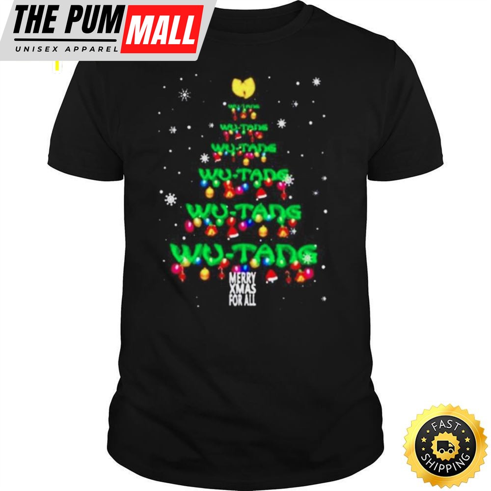 Wu Tang Clan Tree Merry Xmax For All Chirstmas Shirt