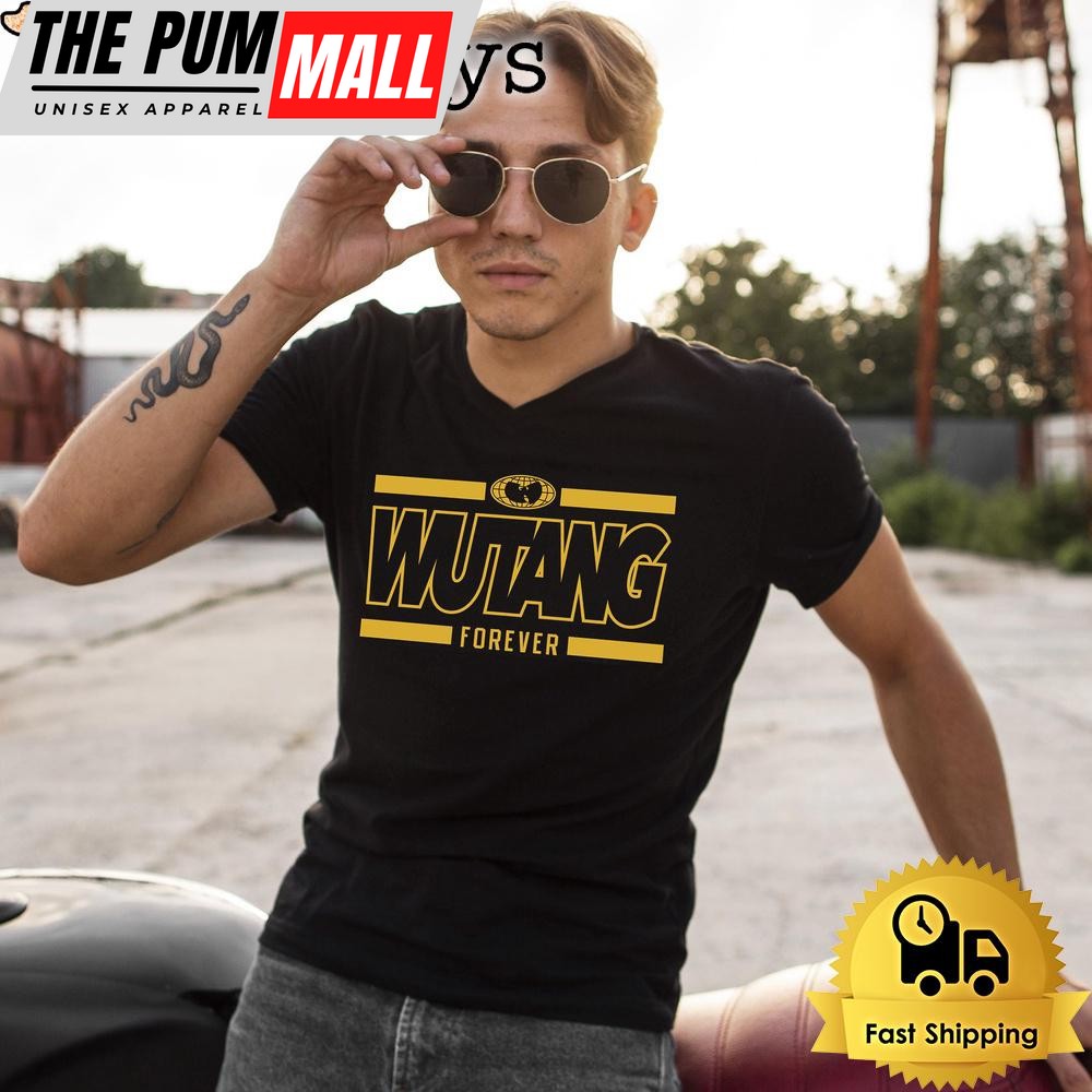 Wu-Tang Forever Gold And Black T Shirt