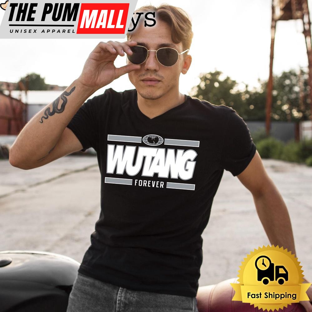 Wu-Tang Forever Grey And Black T Shirt