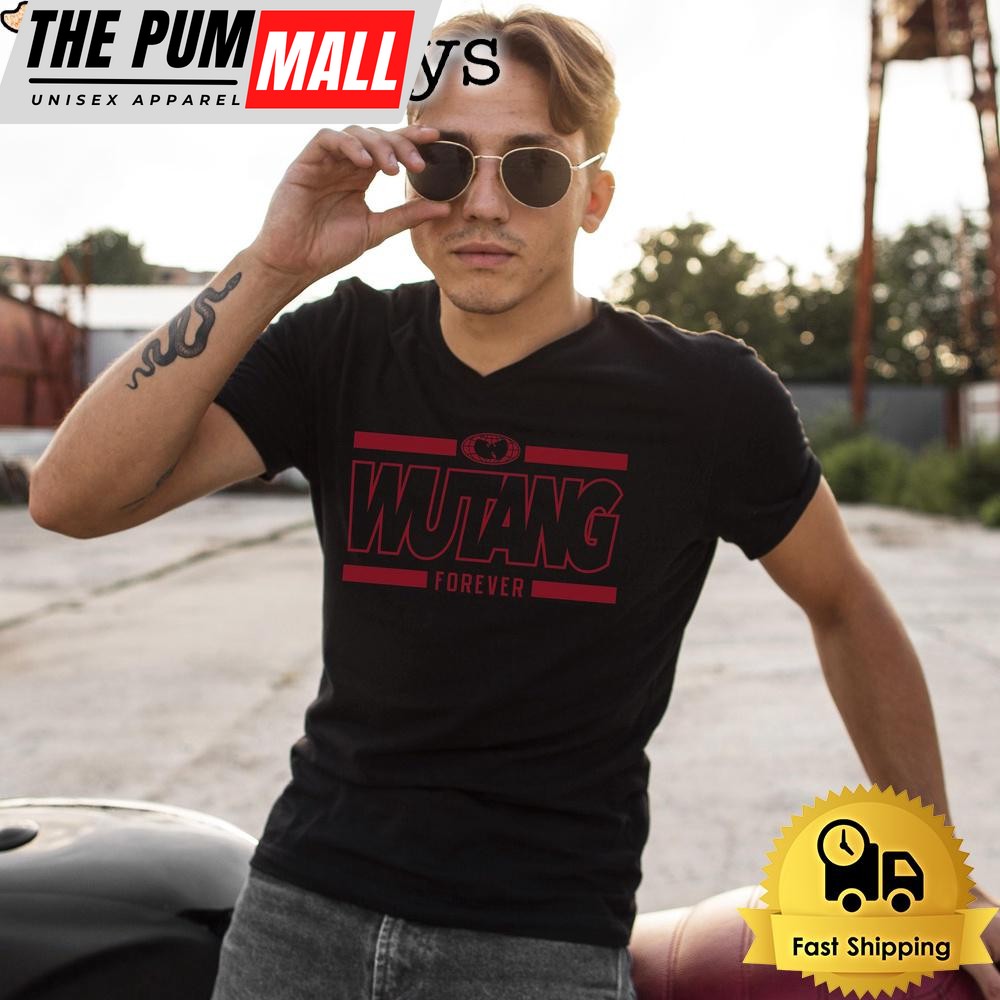 Wu-Tang Forever Red And Black T Shirt