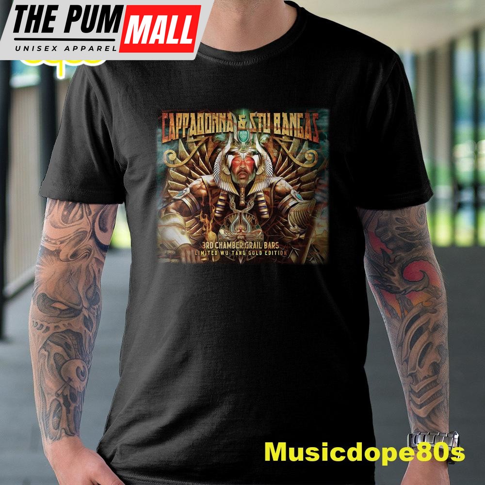 Wu-Tang Gold Edition 3rd Chamber Grail Bars Limited Unisex Tshirt