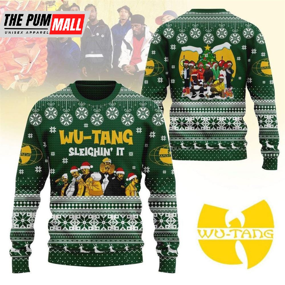 Wu-Tang Sleighin It Ugly Christmas Sweater Gift For Christmas