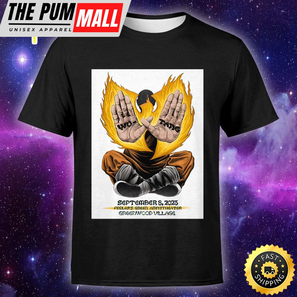 Wu-Tang Tour 2025 September 8th Fiddlers Green Amphitheater Greenwood Village Unisex T-shirt