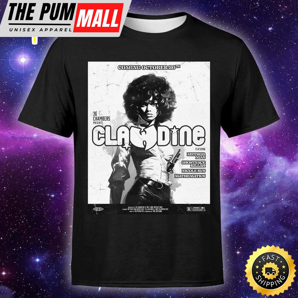 Wutang Clan Claudine Method Man, Ghostface Killah, Nicole Bus & Mathematics The Saga Shirt