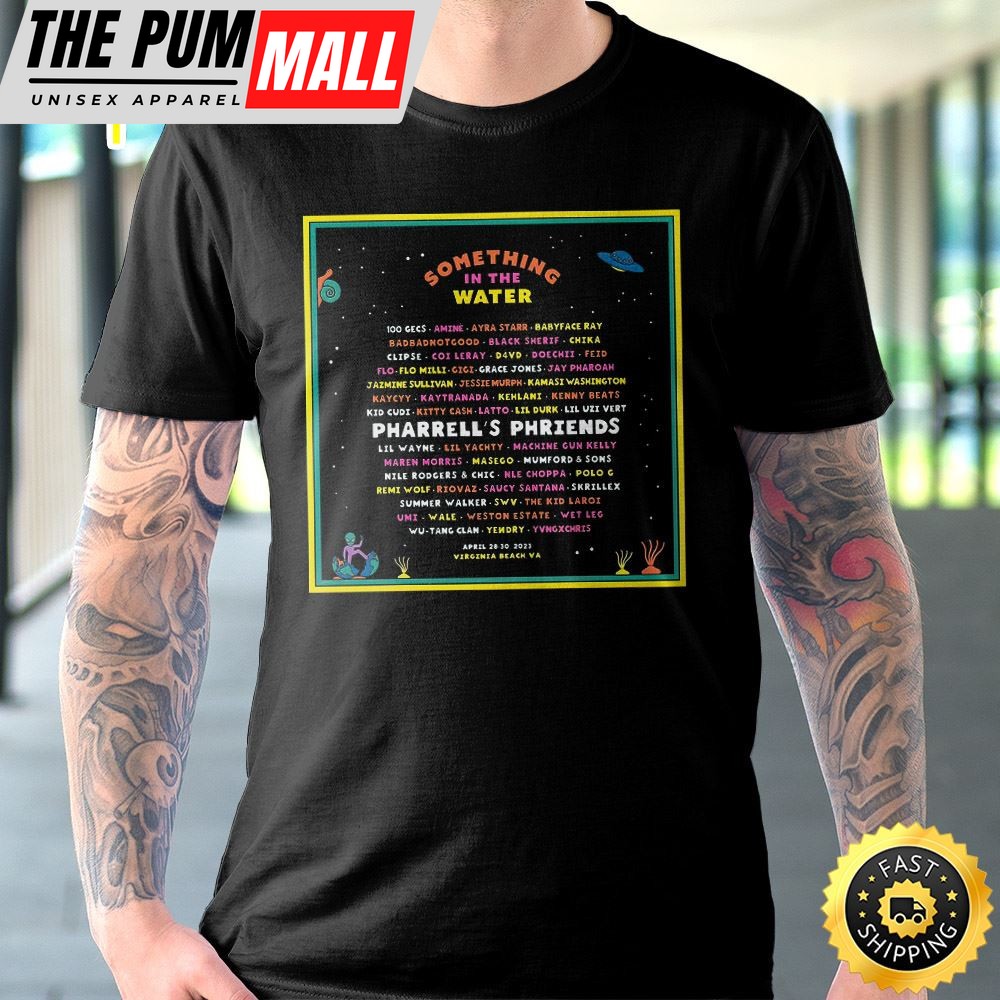 Wutang Clan & Nas N.Y State Of Mind Tour 2023 Something In The Water T-shirt