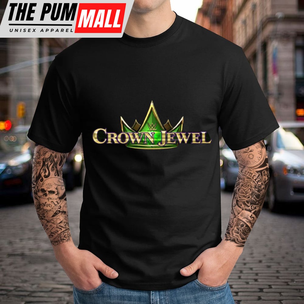 WWE Crown Jewel 2025 Logo Black Unisex T-shirt