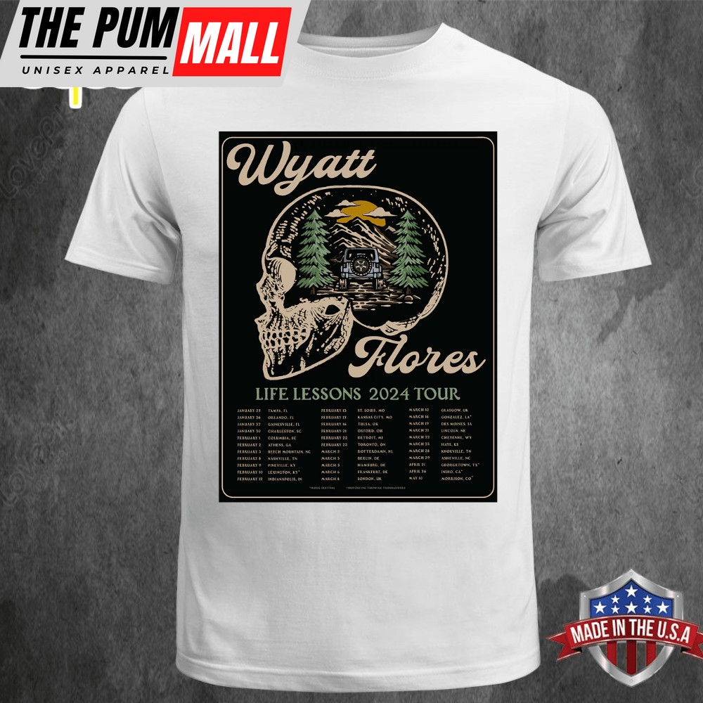 Wyatt Flores VIP-Only Skull Forest LL Tour Poster Unisex T-shirt