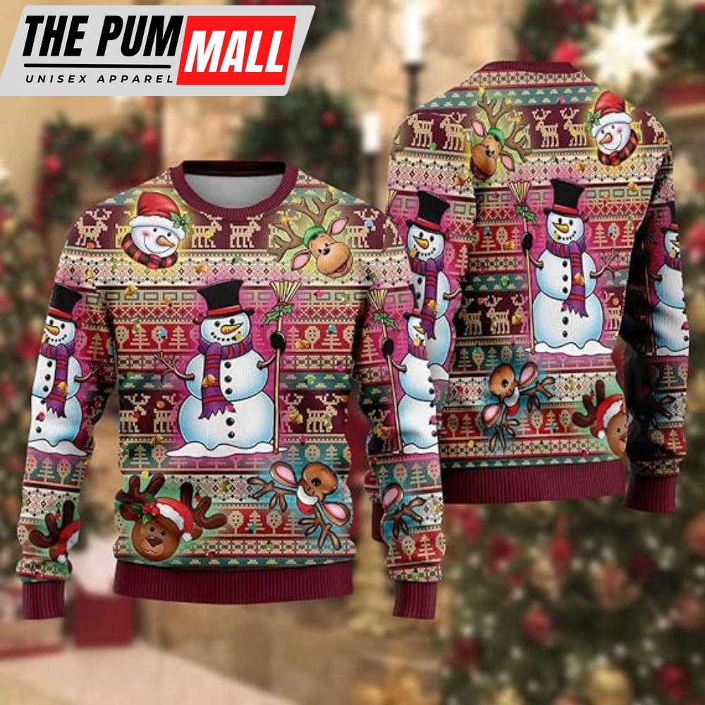 Xmas New Year Ugly Christmas Sweaters, Mens Sweater Xmas Holiday Sweatshirt For Men