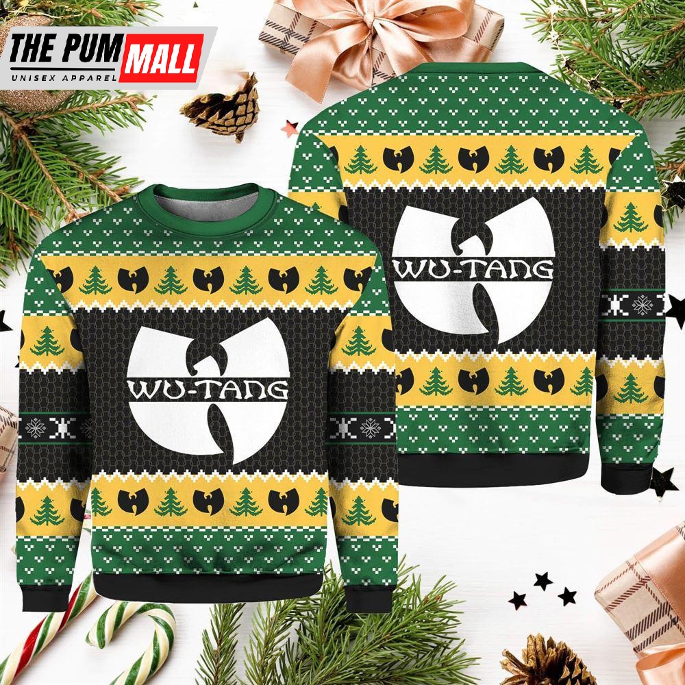 Yah It’s Christmas Time Yo Wu Tang Clan Ugly Sweater Gift For Christmas