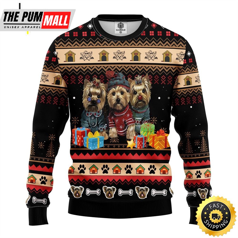 Yorkshire Amazing Gift Idea Thanksgiving Gift Ugly Sweater