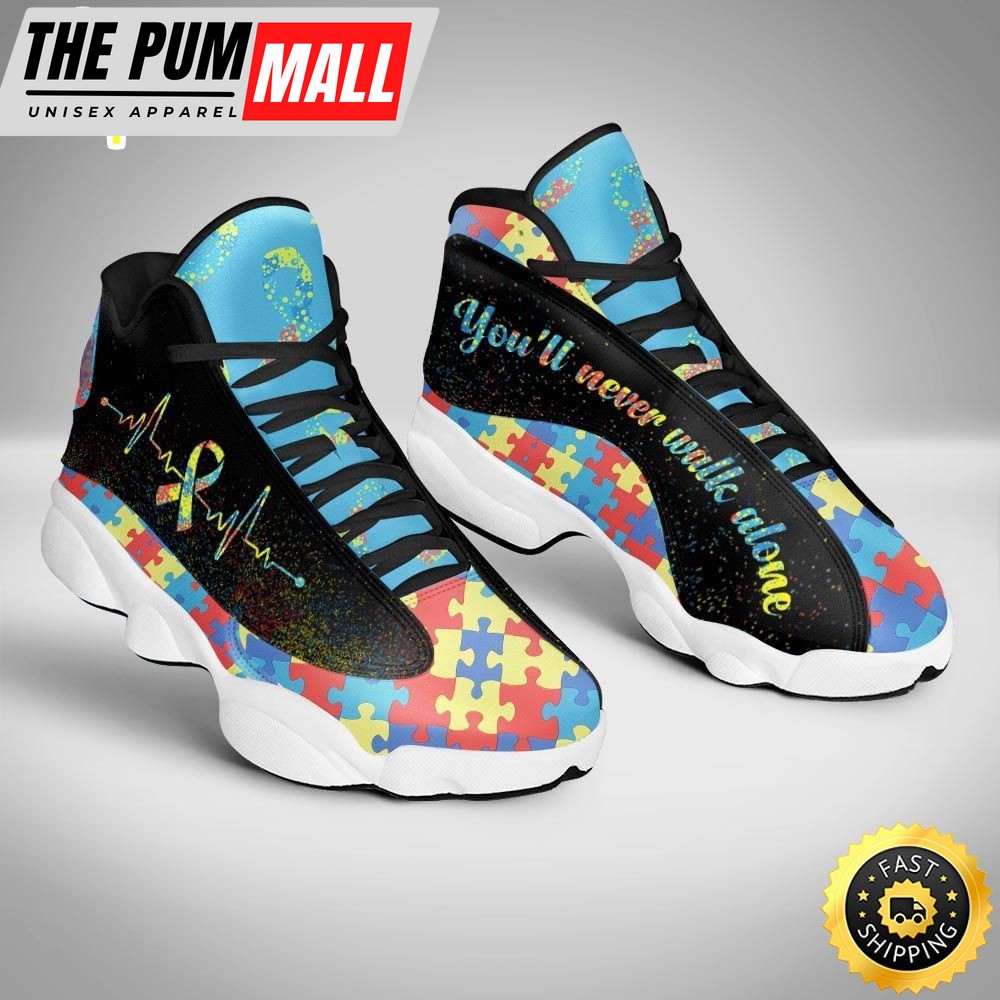 You Will Never Walk Alone Autism Jd13 Shoes