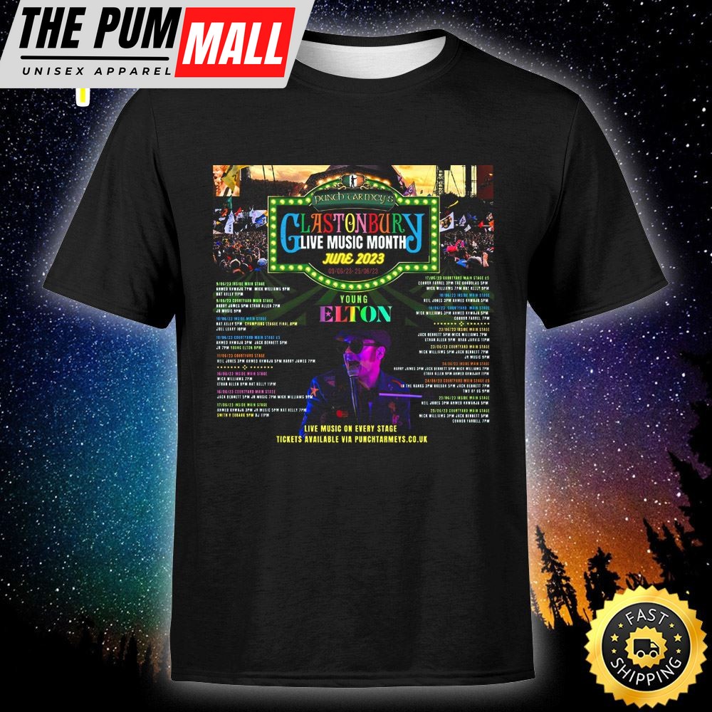 Young Elton – The Tribute Show June 2025 Unisex T-shirt