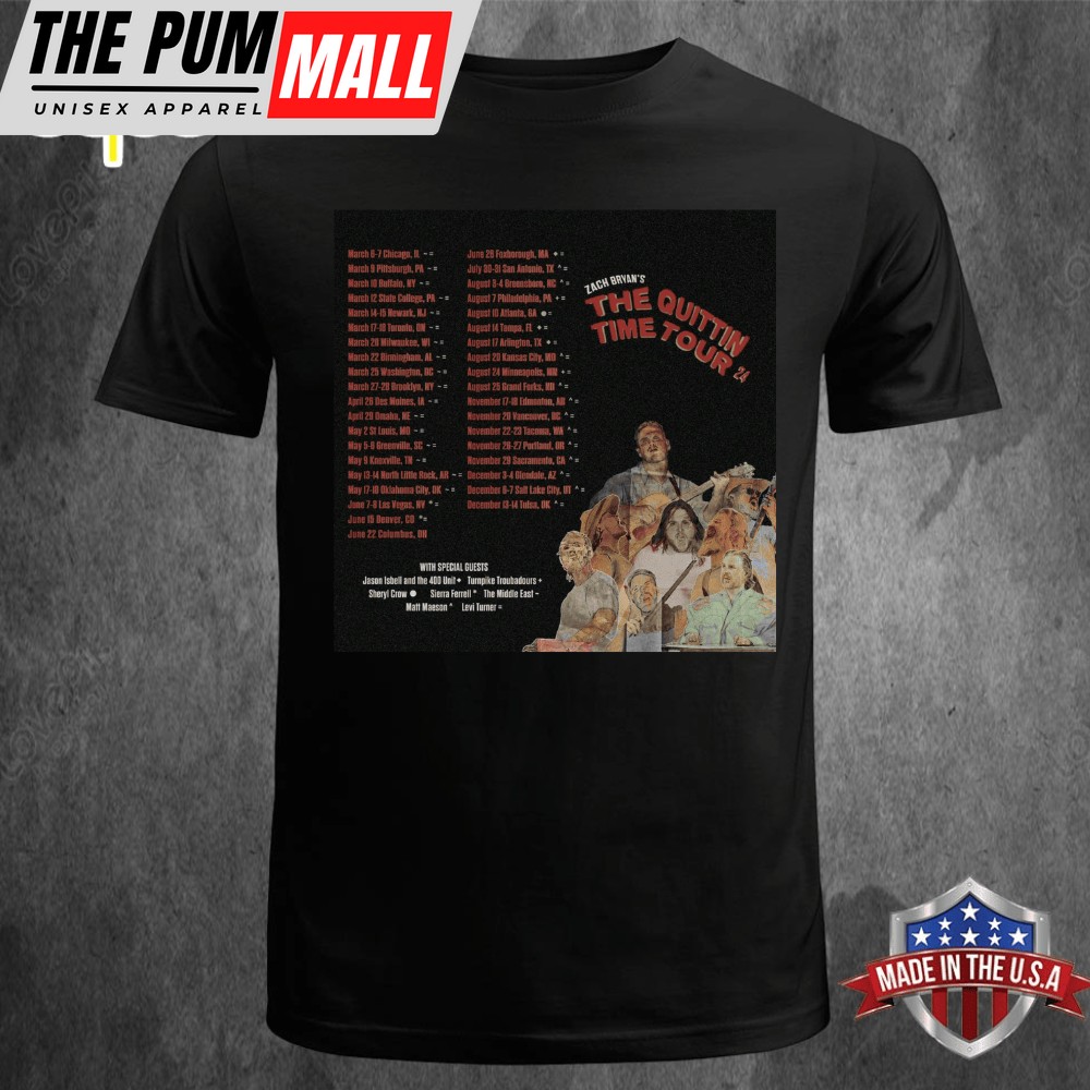 Zach Bryan Announces 2025 Tour Dates T-shirt