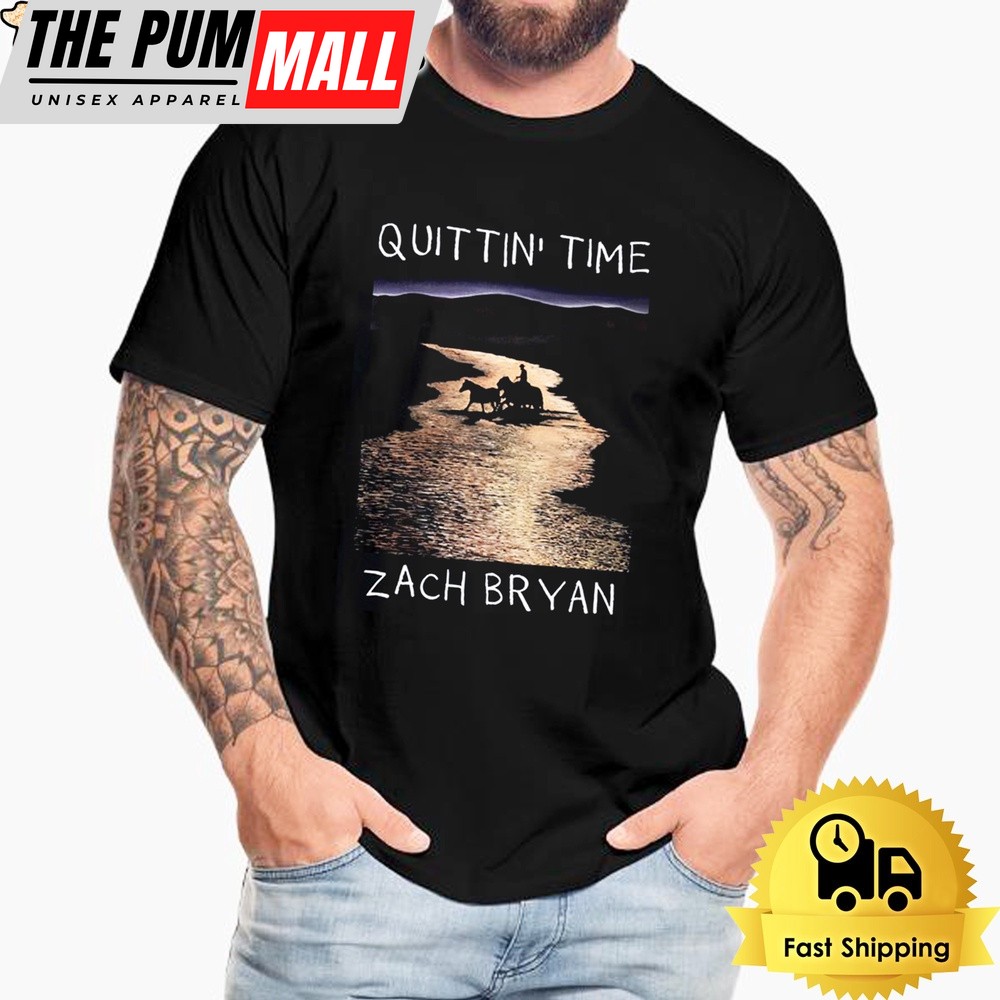 Zach Bryan Roads And Trips The Quittin Time Tour 2024 Unisex T-Shirt
