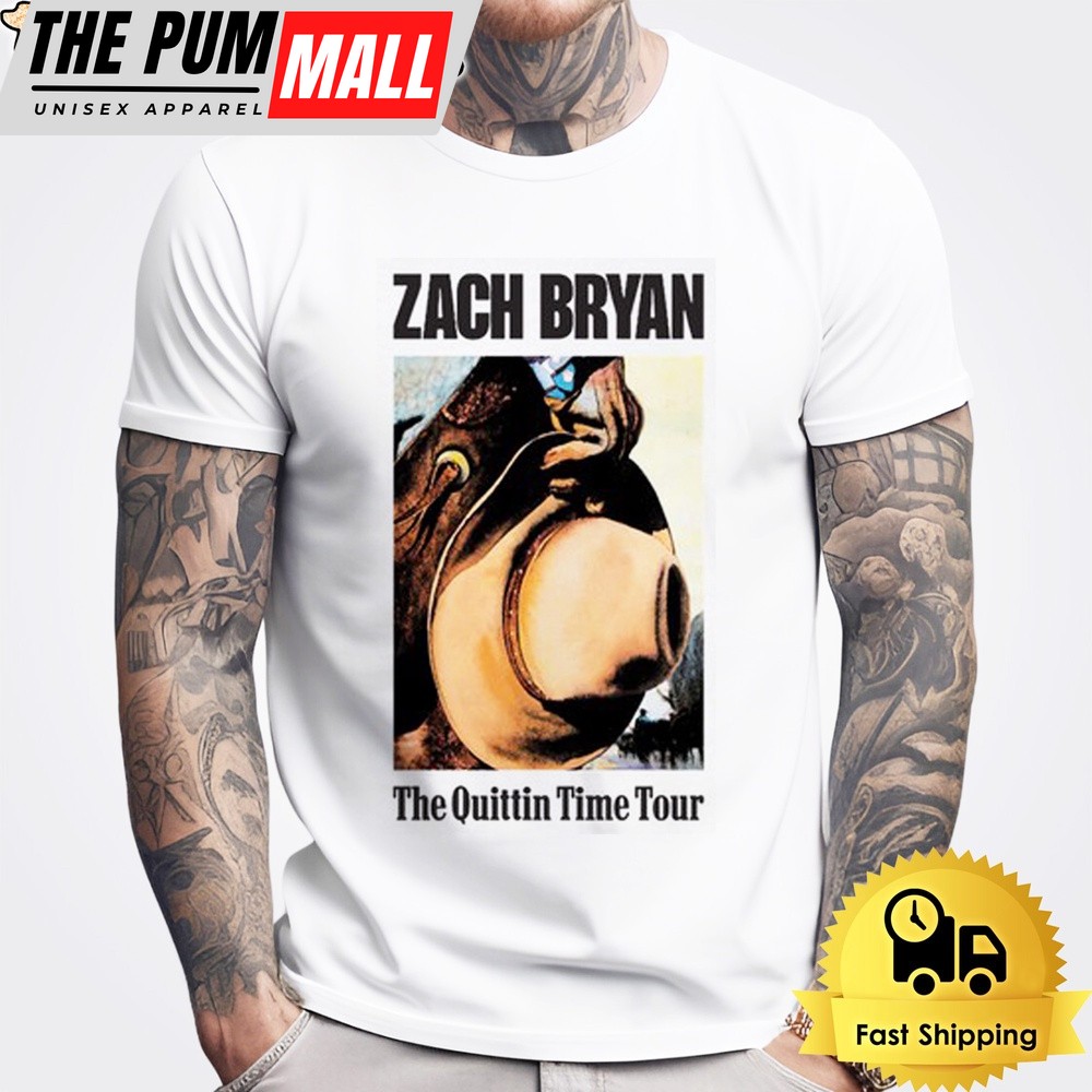 Zach Bryan The Quittin Time Tour 2024 Unisex T-Shirt