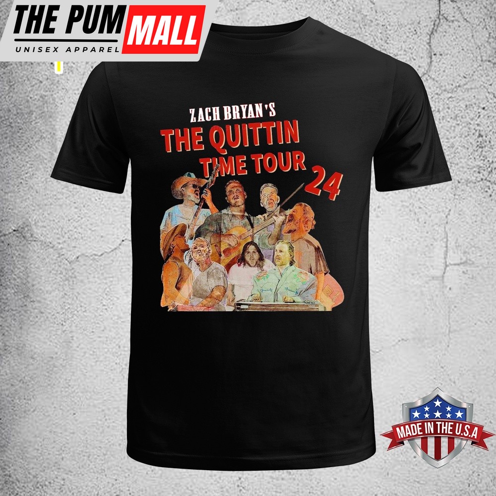 Zach Bryan The Quittin Time Tour 2025 Music Unisex T-Shirt