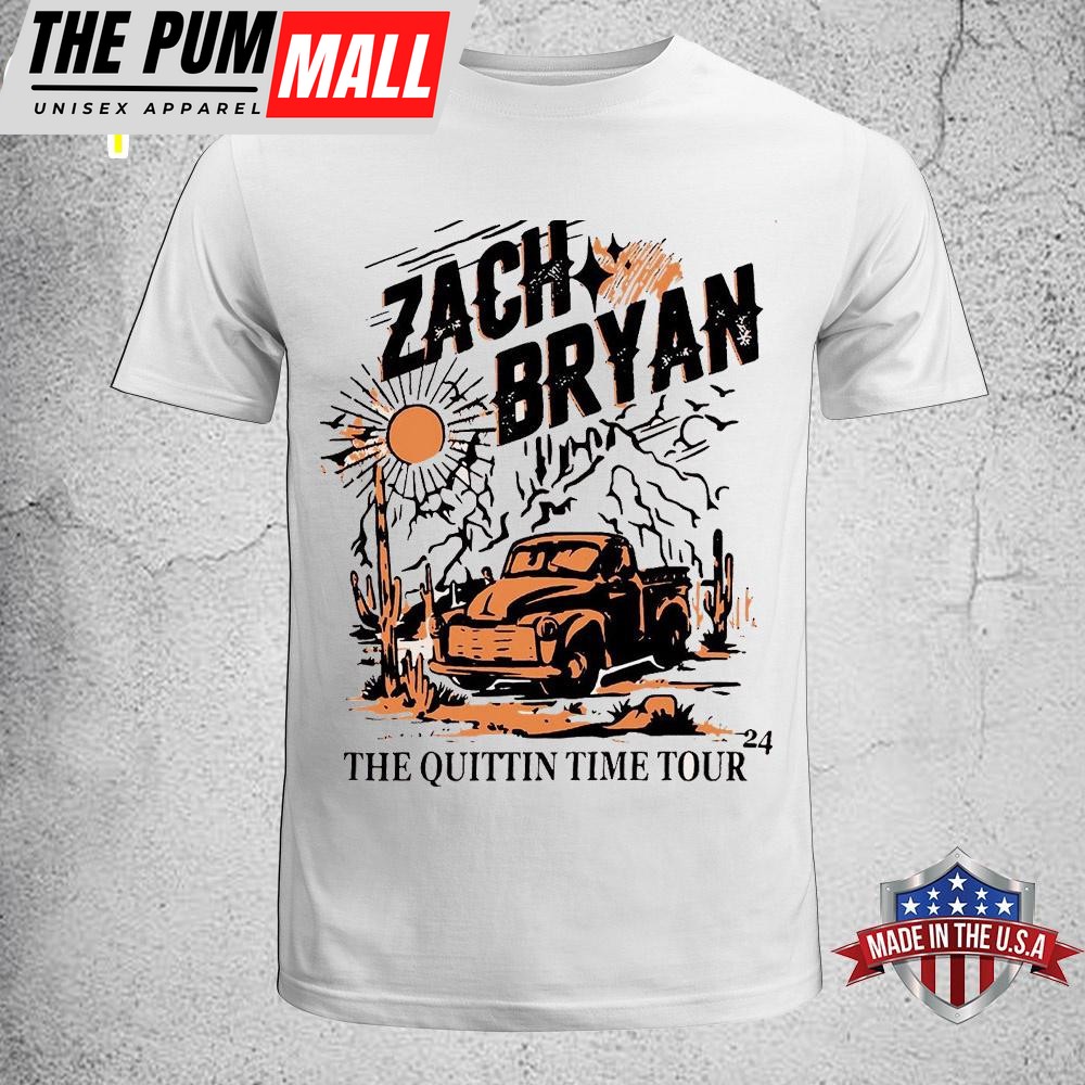 Zach Bryan The Wuitin Time Tour 2025 Unisex T-Shirt