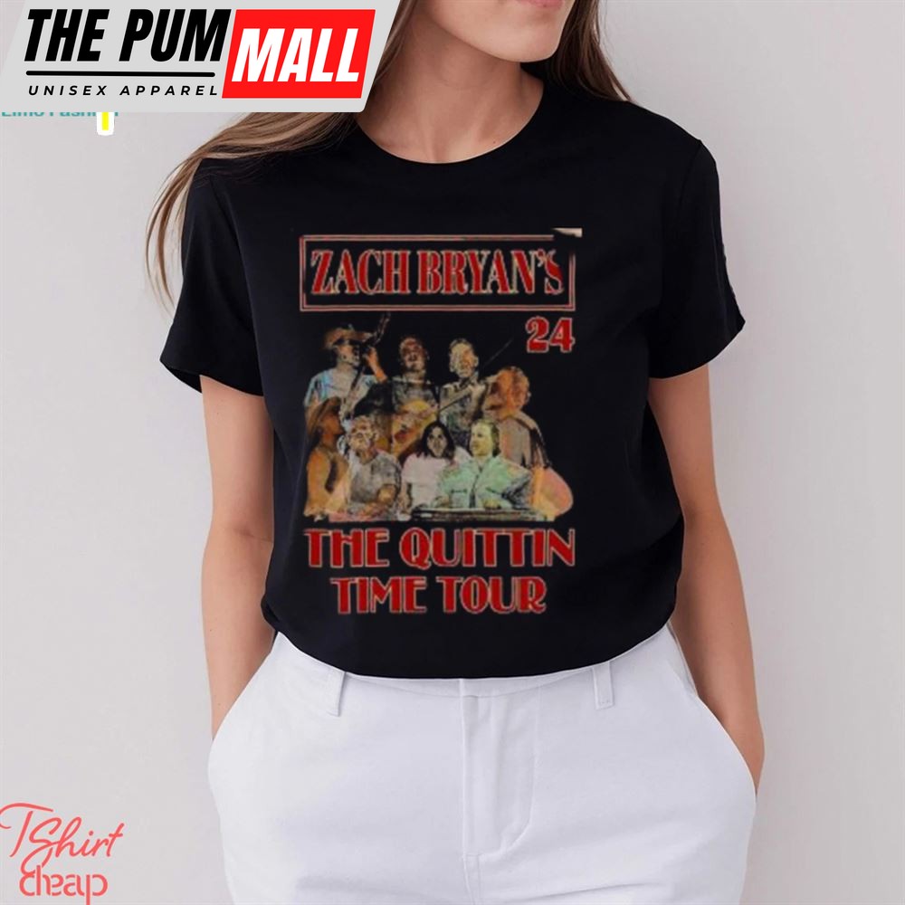 Zach Bryan Tour 2025 With Special Guests Merch, Zach Bryan The Quittin Time Tour 2025 Shirt