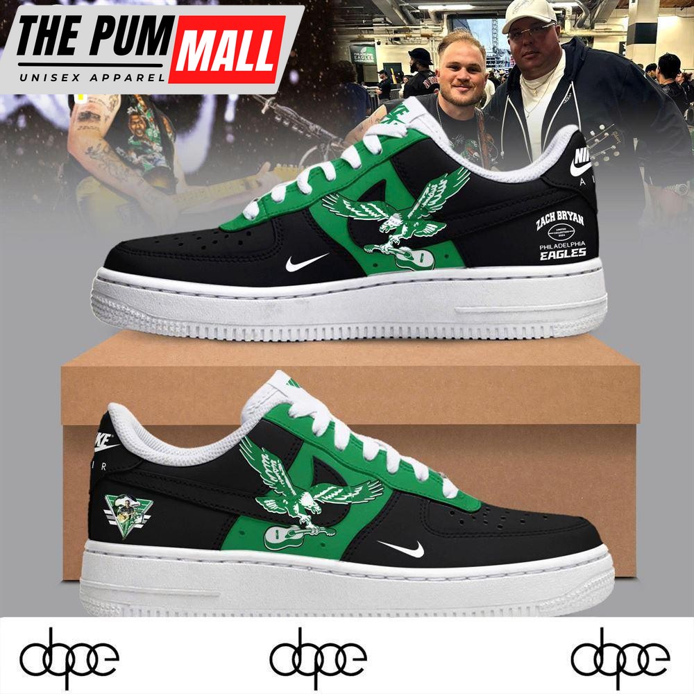 Zach Bryan X Eagles 2024 Af1 Sneaker