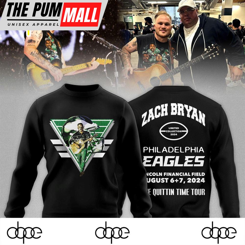 Zach Bryan x Eagles Black Shirt Unisex